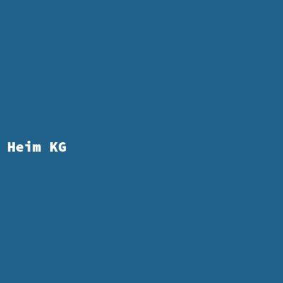 Hersteller: Heim KG