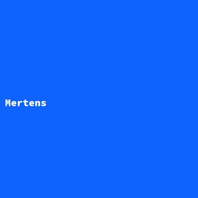 Hersteller: Mertens