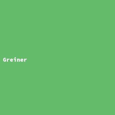 Hersteller: Greiner